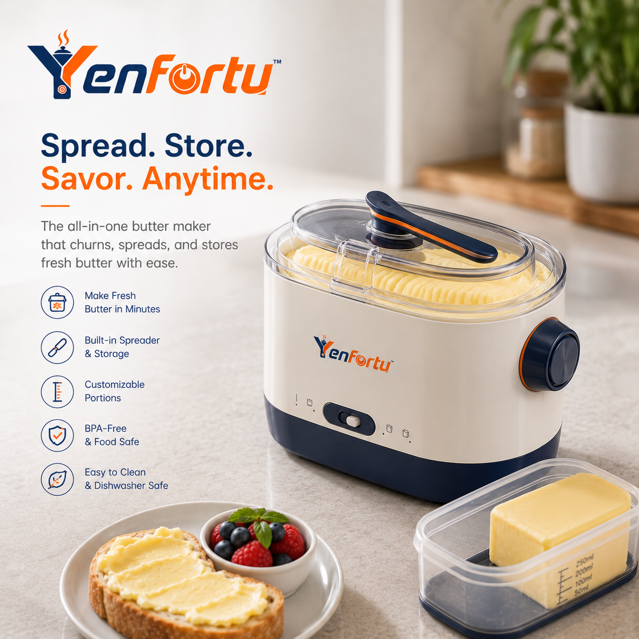 Yenfortu™ CreamCore Fresh Butter System