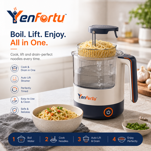 Yenfortu™ AutoLift Noodle Cook & Drain System